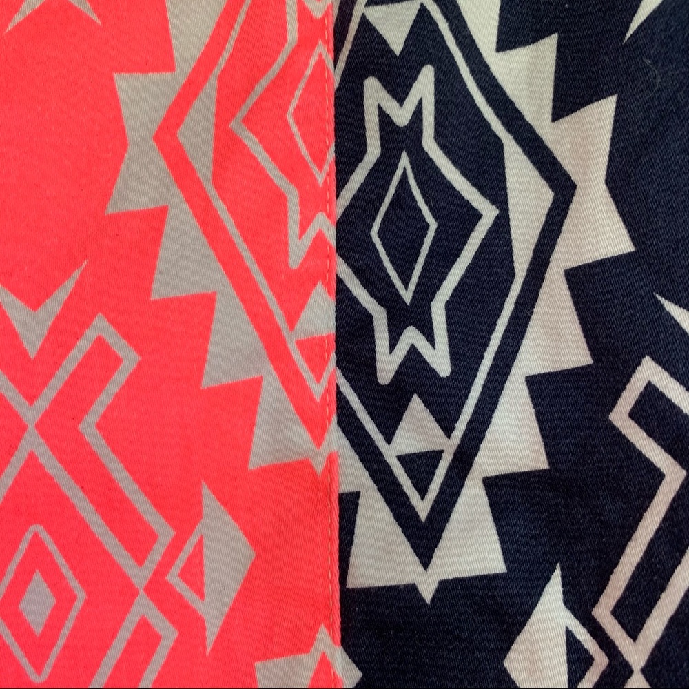 •Flying Tomato• High Waist Aztec Design Shorts - L - Picture 4 of 8